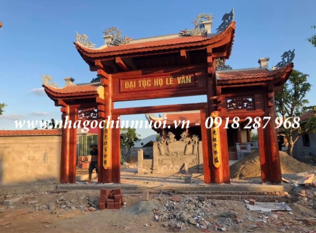 Công trình nhà thờ tổ Đại Tộc Họ Lê Văn
