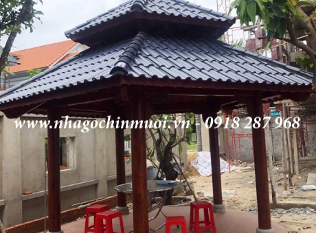 Công trình quán cà phê gỗ nghỉ mát tại Bình Dương