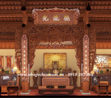 Chùa gỗ đẹp, tâm linh