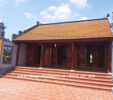 Nhà gỗ 3 gian đẹp