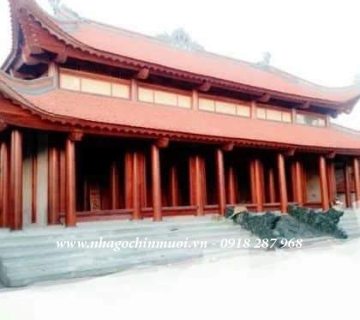 Nhà gỗ 5 gian tại Ninh Bình