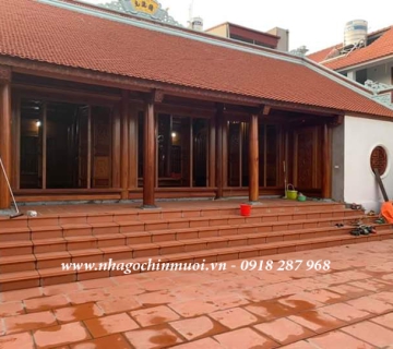 Nhà gỗ 5 gian đẹp
