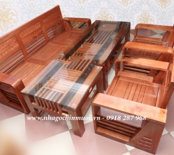 Bàn ghế gỗ sồi