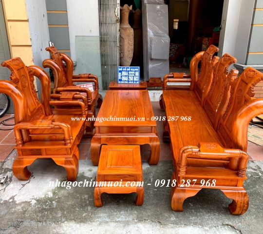 Bàn ghế Gõ đỏ