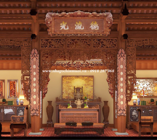 Chùa gỗ đẹp, tâm linh