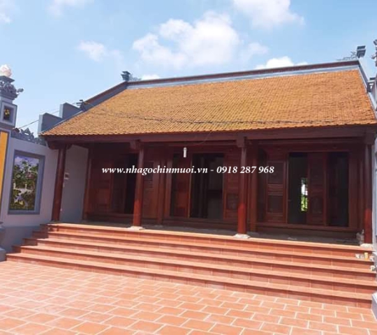 Nhà gỗ 3 gian đẹp