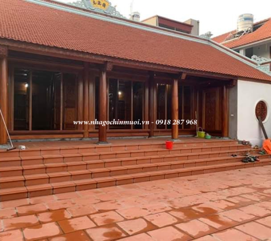 Nhà gỗ 5 gian đẹp